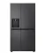 LG GSLC40EPPE side by side hűtőszekrény, Smart Inverter Kompresszor, 417/221L, 91.3x73.5x179 cm, matt éjfekete szín 