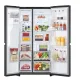 LG GSLC40EPPE side by side hűtőszekrény, Smart Inverter Kompresszor, 417/221L, 91.3x73.5x179 cm, matt éjfekete szín 