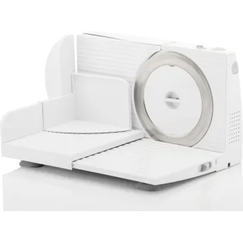 Gorenje R402W szeletelőgép, Solingen recés rozsdamentes acél pengével, 100W, fehér szín 