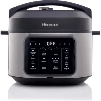 Hisense HMC6SBK multifunkciós főzőedény, 1500W, 6L, inox szín 