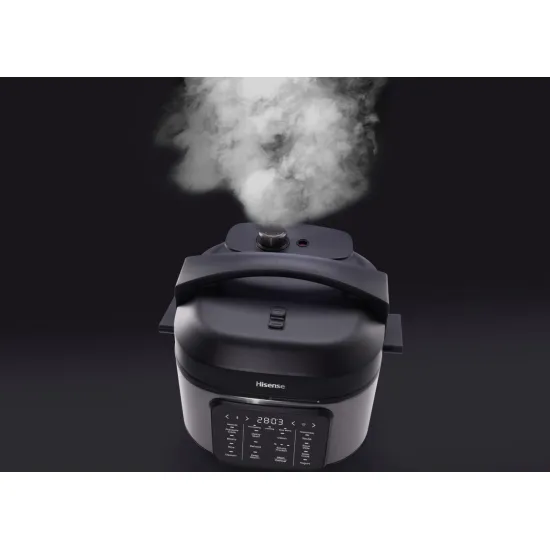 Hisense HMC6SBK multifunkciós főzőedény, 1500W, 6L, inox szín 