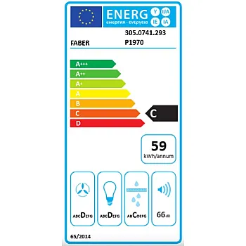 Faber Inka Smart C BK A52 kürtőbe építhető konyhai elszívó, 52 cm, matt fekete, 305.0741.293