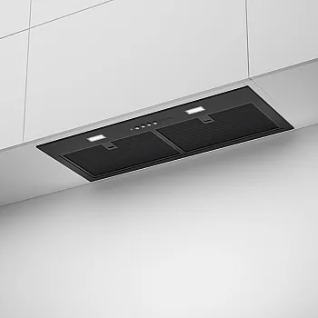 Faber Inka Lux Smart EV8 BK A52 kürtőbe építhető konyhai elszívó, 70 cm, fekete szín, 305.0752.008