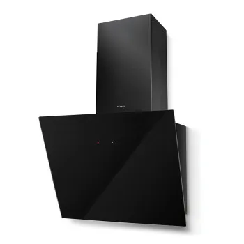 Faber TWEET EV8 LED BK A55 beépíthető falra szerelhető döntött kürtös konyhai elszívó, 55 cm, fekete szín, 330.0529.664 