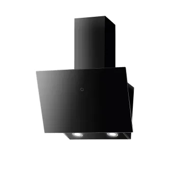 Faber VRT BK A60 2LS beépíthető falra szerelhető döntött kürtös konyhai elszívó, 60 cm, fekete szín, 330.0567.491