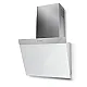 Faber DAISY PLUS WH A55 beépíthető falra szerelhető döntött kürtös konyhai elszívó, 55 cm, LED világítás, inox/fehér szín, 330.0612.375 