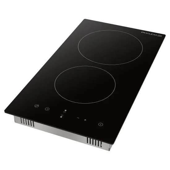 Philco PHS 3020 TC beépíthető domino üvegkerámialap, 28.8x52x5.5 cm, fekete szín 