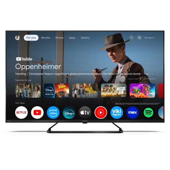 Sharp 50HP6265E 4K UHD Smart QLED TV, 50", 127 cm 