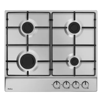 Amica HGS60I beépíthető gáz főzőlap, 59x52x9.49 cm, inox szín 