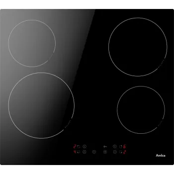 Amica PC6400ZH beépíthető kerámialap, 59.2x52.2x4.8 cm, fekete szín 