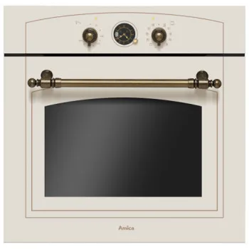 Amica TR110TW beépíthető sütő bézs retro, 59.5x57.5x59.5 cm 