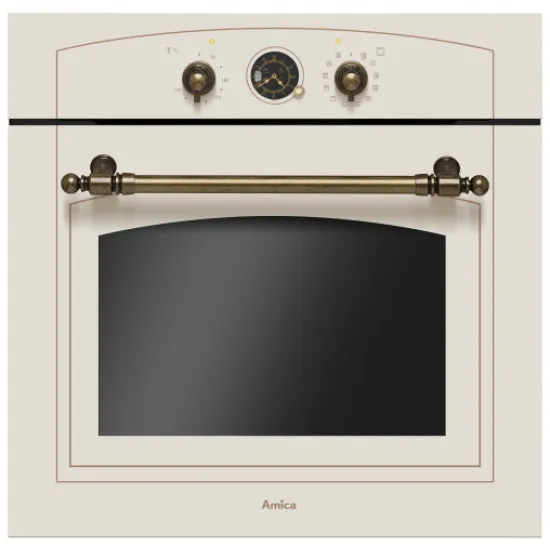 Amica TR110TW beépíthető sütő bézs retro, 59.5x57.5x59.5 cm 