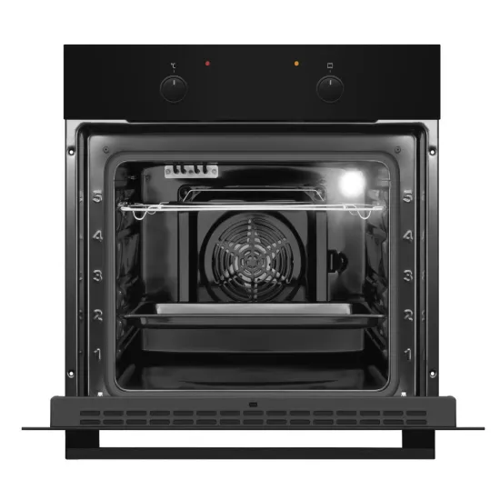 Amica ES06117B beépíthető sütő, 62L, 59.5x57x59.5 cm, matt fekete szín 