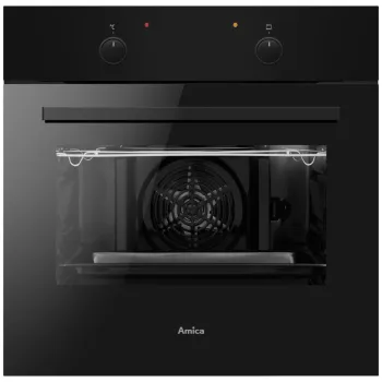 Amica ES06117B beépíthető sütő, 62L, 59.5x57x59.5 cm, matt fekete szín 