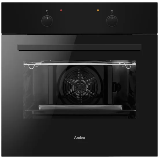 Amica ES06117B beépíthető sütő, 62L, 59.5x57x59.5 cm, matt fekete szín 