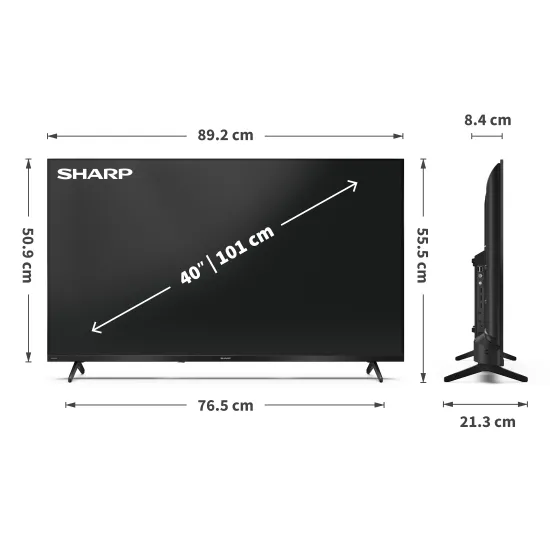 Sharp 40HF2265E Full HD Smart LED TV, 40", 101.6 cm