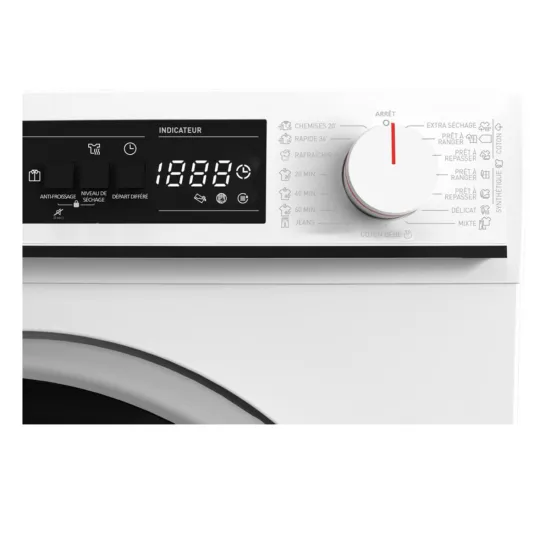 Sharp KD-NHA8S6GWE-EE hőszivattyús szárítógép, 8 kg, Wifi, 59.6x56.3x84.5 cm 