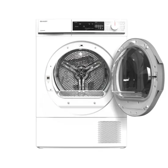 Sharp KD-NHA8S6GWE-EE hőszivattyús szárítógép, 8 kg, Wifi, 59.6x56.3x84.5 cm 