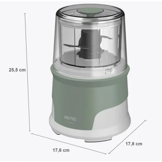 Imetec 7475 CHEF apritó, 1000W, 600ml, zöld szín 