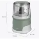 Imetec 7475 CHEF apritó, 1000W, 600ml, zöld szín 