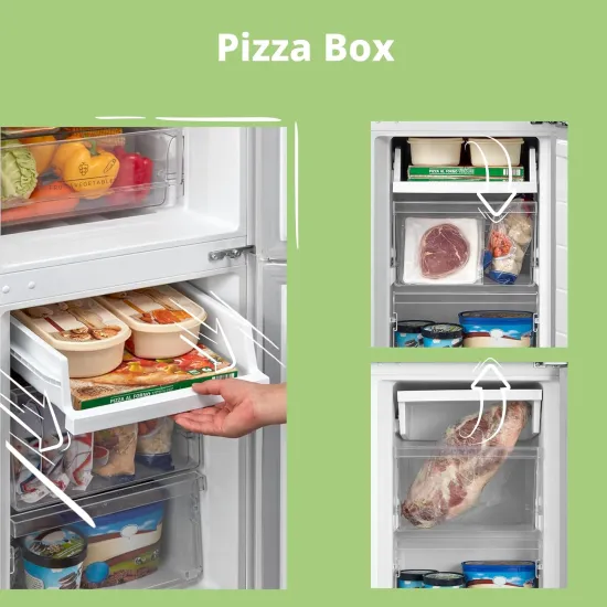 Comfee RCB169WH2(E) alulfagyasztós kombinált hűtőszekrény, 115/59L, 47x51.1x150 cm 