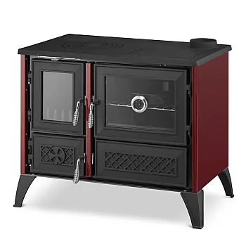 Hunor 801 Stella sparhelt 9 kW bordó
