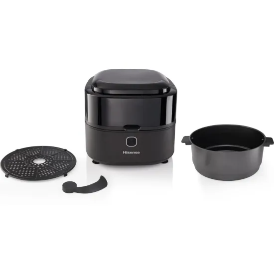 Hisense HAF1350DR forrólevegős sütő, Air Fryer, 6.7L, 1350W, antracit szín 