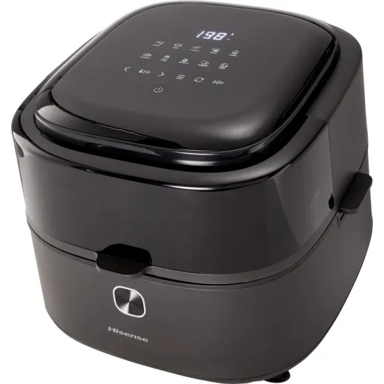 Hisense HAF1350DR forrólevegős sütő, Air Fryer, 6.7L, 1350W, antracit szín 