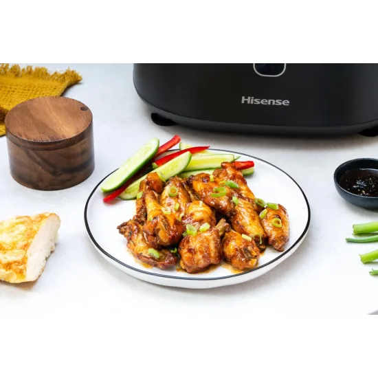 Hisense HAF1350DR forrólevegős sütő, Air Fryer, 6.7L, 1350W, antracit szín 