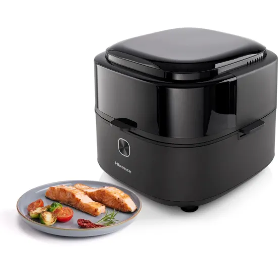 Hisense HAF1350DR forrólevegős sütő, Air Fryer, 6.7L, 1350W, antracit szín 