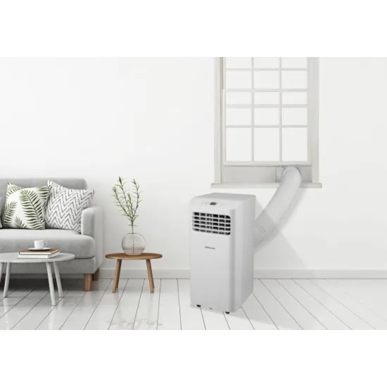 Hisense VAPC07 mobil klíma, hűtés, párátlanítás, ventillálás, 2kW, fehér szín 