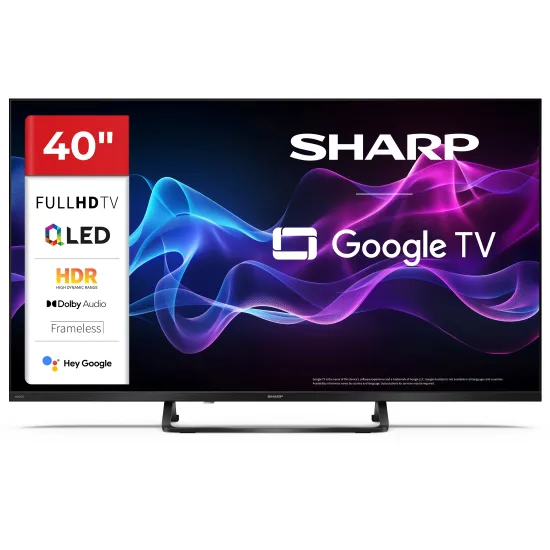 Sharp 40HF3865E Full HD Smart QLED TV, 40", 101.6 cm 