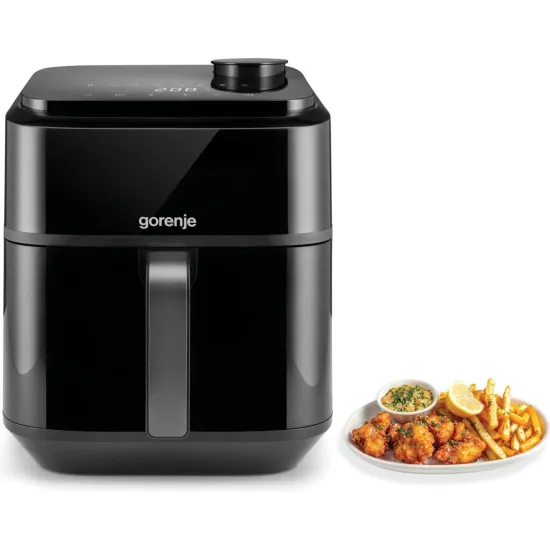 Gorenje AF1800ST forrólevegős sütő, Air Fryer, 1800W, 6.7L, fekete szín 