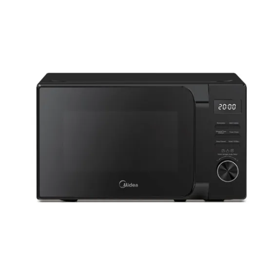 Midea AG20CF2EBK mikrohullámú sütő, 700W, 20L, fekete szín 