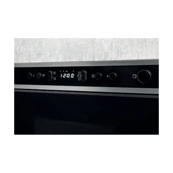 Ariston MN 512 IX /HA beépíthető mikrohullámú sütő, 750W, 22L, 59.5x32x38.2 cm, inox 