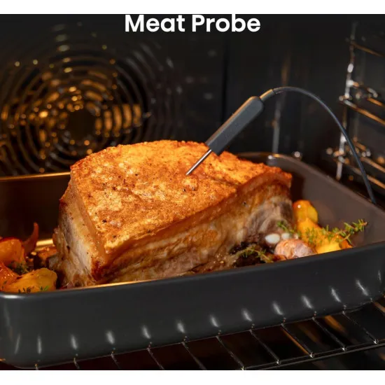 Hisense BFS615S8B beépíthető sütő, 77L, Wifi, 59.5x56.4x59.5 cm, fekete szín 