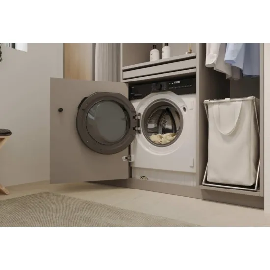 Haier BHA6SD69M6DB9-S beépíthető elöltöltős mosógép 9 kg, inverter motor, Wifi, gőz, 60x52.5x82 cm