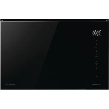 Hisense BIM325GI63DBG beépíthető mikróhullámú sütő, 900W, 25L, 59.5x39.6x38.6 cm, fekete szín 