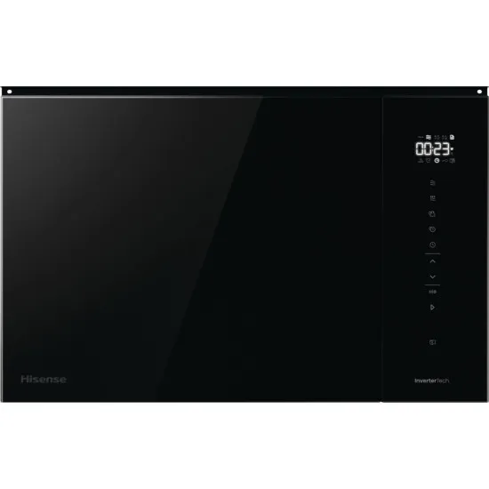 Hisense BIM325GI63DBG beépíthető mikróhullámú sütő, 900W, 25L, 59.5x39.6x38.6 cm, fekete szín 