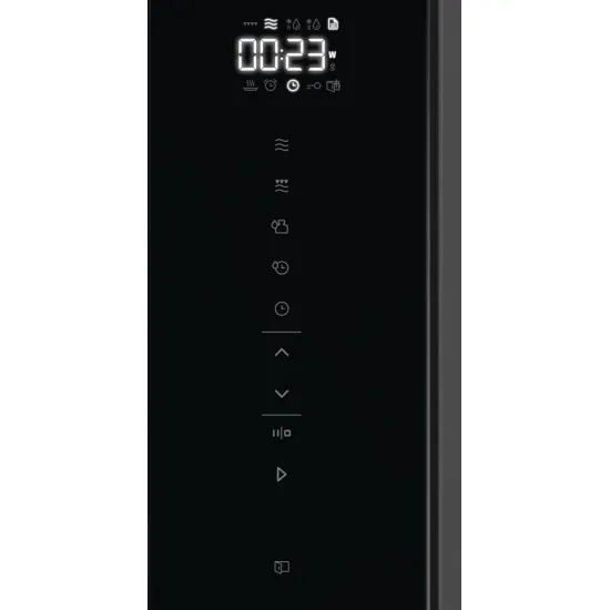 Hisense BIM325GI63DBG beépíthető mikróhullámú sütő, 900W, 25L, 59.5x39.6x38.6 cm, fekete szín 