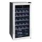 Eta 952990010GN kompresszoros borhűtő, 28 palackos kapacitás, állítható hőmérséklet-tartomány: 5-18 °C, fekete színű rozsdamentes acél ezüst kerettel, 77L, 43x45x84 cm