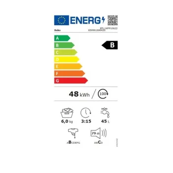 Beko BTL1WFP10622 felültöltős mosógép, 40x60x90cm, inverter motor 