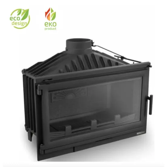 Nordflam Bergamo beépíthető kandallóbetét 90cm-es, 16kW-os