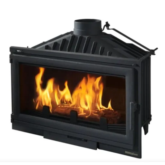 Nordflam Bergamo beépíthető kandallóbetét 90cm-es, 16kW-os