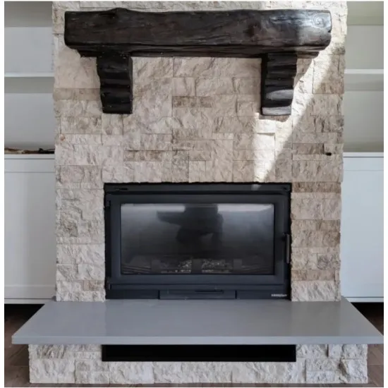 Nordflam Bergamo beépíthető kandallóbetét 90cm-es, 16kW-os