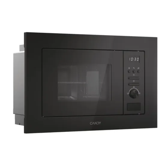 Candy CA20FMW7NB beépíthető mikrohullámú sütő, 20L, 59.5x34.35x38.8 cm, fekete szín