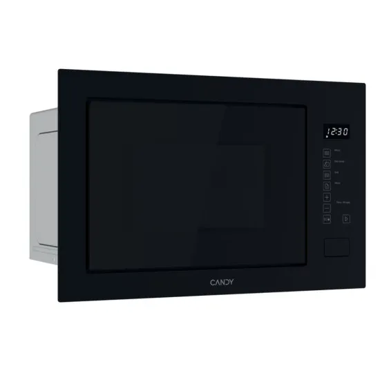 Candy CA38FL7N25WXB beépíthető mikrohullámú sütő, grill, 25 liter, 59.5x36.75x38.5 cm, fekete szín