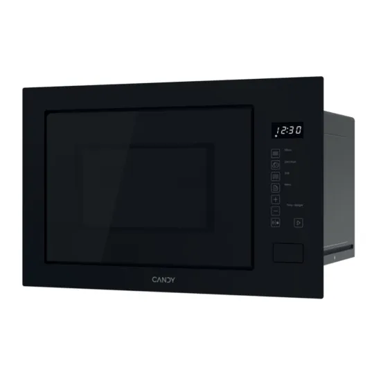 Candy CA38FL7N25WXB beépíthető mikrohullámú sütő, grill, 25 liter, 59.5x36.75x38.5 cm, fekete szín
