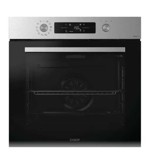 Candy CA6 NP5B3EHTX beépíthető elektromos sütő, 12 funkció, XL sütőtér 78 liter, hidrolitikus tisztítás, 59.5x56.8x59.5 cm 