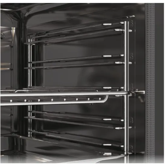 Candy CA6 NP5B3EHTX beépíthető elektromos sütő, 12 funkció, XL sütőtér 78 liter, hidrolitikus tisztítás, 59.5x56.8x59.5 cm 